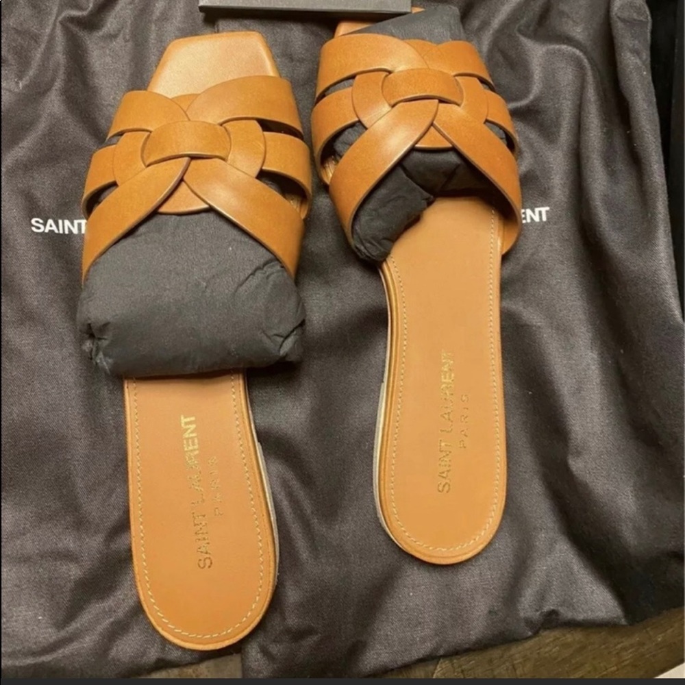 100% Authentic Ysl Slides Authenticated W/Certifi… - image 5